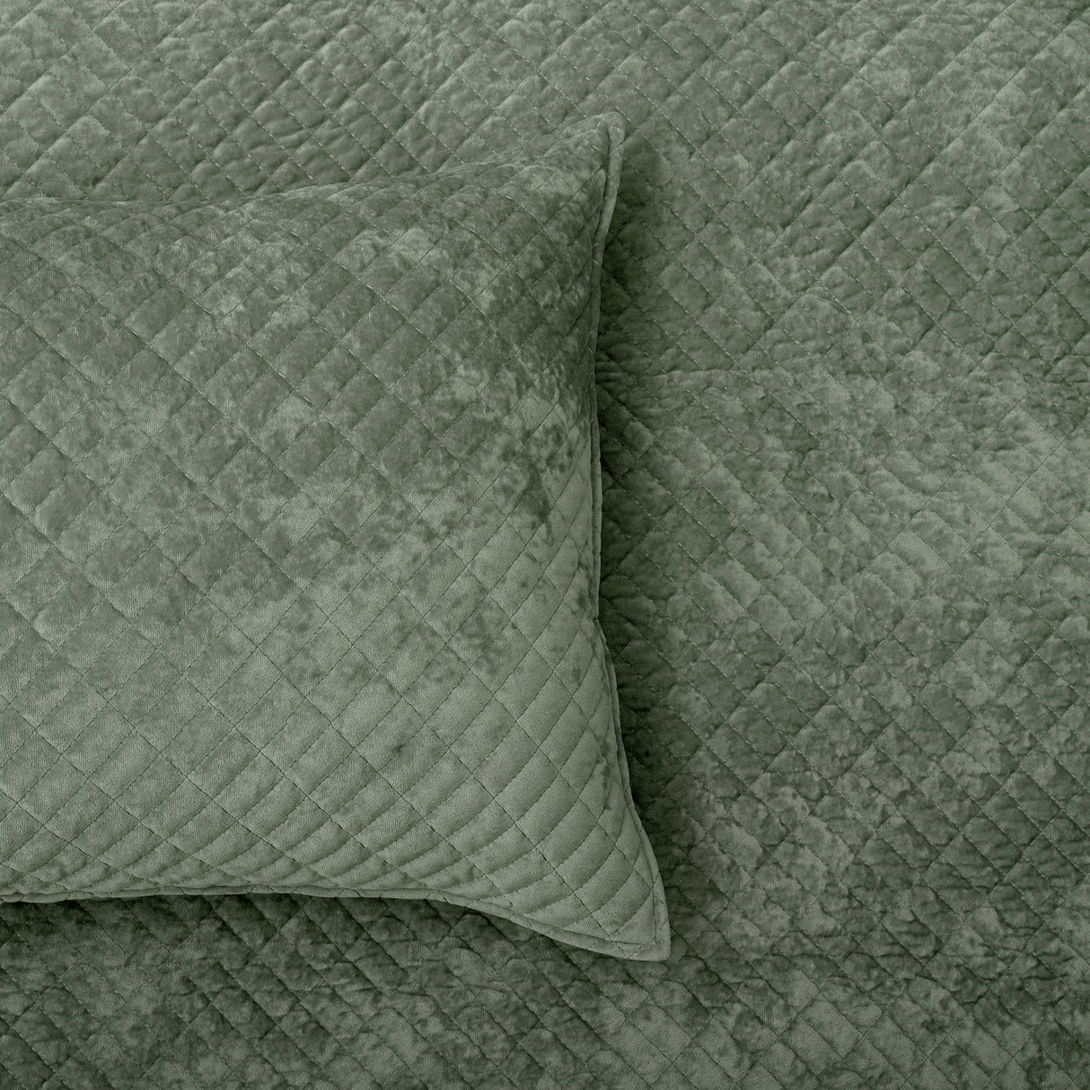 Sierra Soft Velvet Plush 3pc Coverlet Set by Renee Taylor | Cross Stitch Patten 100% Cotton Reverse Side