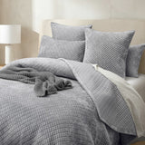 Sierra Soft Velvet Plush 3pc Coverlet Set by Renee Taylor | Cross Stitch Patten 100% Cotton Reverse Side
