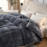 Luxiore Double Sided Super Warm 800GSM Quilt | Super Soft Cozy Winter Weight Comforter Doona