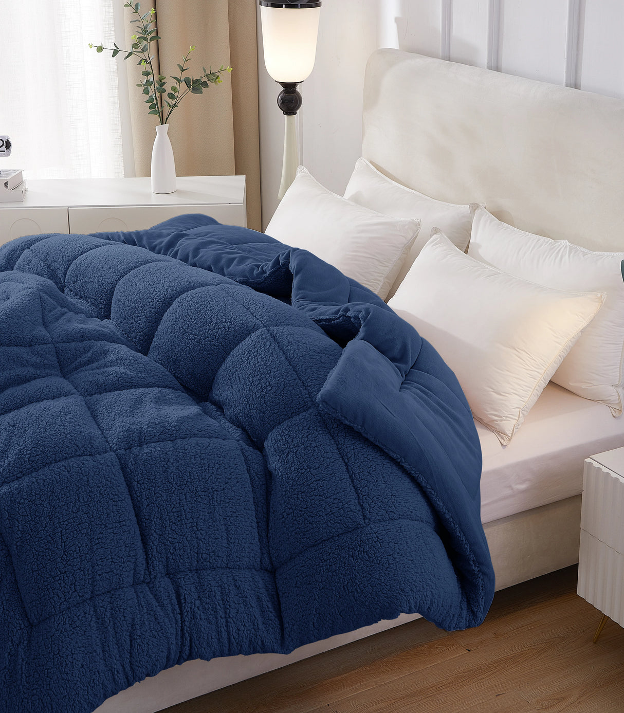 Luxiore Double Sided Super Warm 800GSM Quilt | Super Soft Cozy Winter Weight Comforter Doona