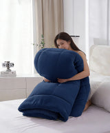 Luxiore Double Sided Super Warm 800GSM Quilt | Super Soft Cozy Winter Weight Comforter Doona
