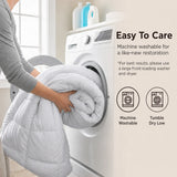 Super Light Breathable 150GSM Bamboo Summer Quilt | Machine Washable Bamboo Blend Doona