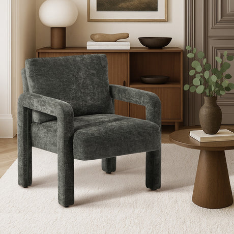 Milano Super Soft Velvet Touch Armchair | Designer Feel Modern Accent Lounge Chair