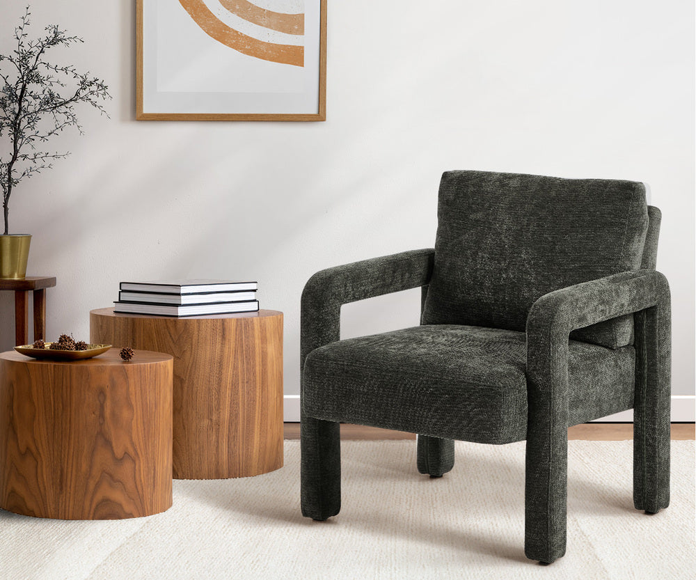Milano Super Soft Velvet Touch Armchair | Designer Feel Modern Accent Lounge Chair
