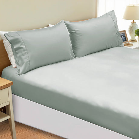 Ramesses Supreme 1200TC Egyptian Cotton and Bamboo Fitted Sheet Combo Set | Luxury Bedding Sheets