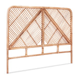 Astano Rattan Bed Frame Headboard | Modern Wooden Sturdy Bed Head
