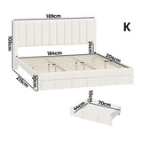 Astoria Plush Velvet Fabric Storage Bed | Prestige Fabric Bed Frame and Storage Drawers