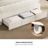 Astoria Plush Velvet Fabric Storage Bed | Prestige Fabric Bed Frame and Storage Drawers