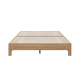 Gio Wooden Platform Bed Base | Minimalistic Sturdy Platform Bed