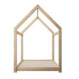 Scandi Wooden Kids House or Teepee Bed with Mattress Set | Children's Bed and Mattress Combo