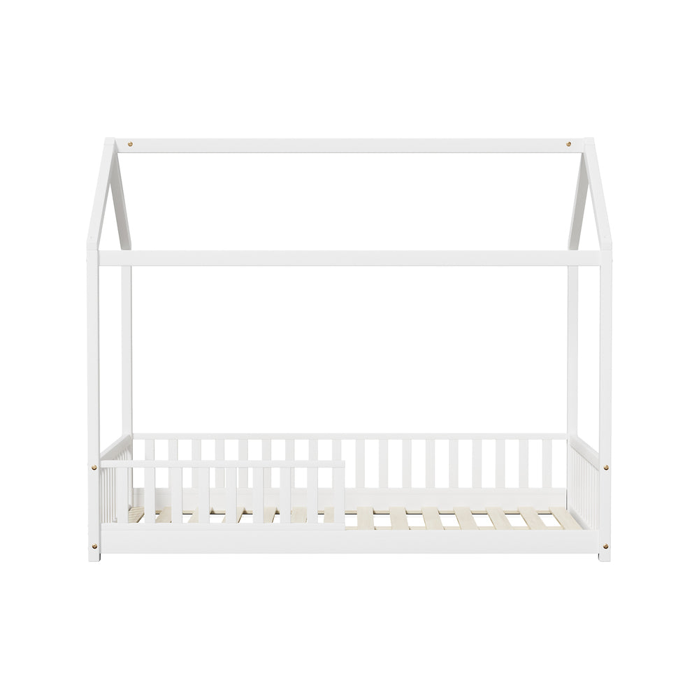 Scandi Wooden Kids House in Double Size | Novelty Kids Beds | Wooden Childrens Beds