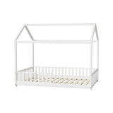Scandi Wooden Kids House in Double Size | Novelty Kids Beds | Wooden Childrens Beds