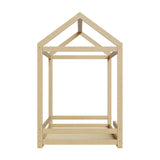 Juno Luxe Premium Kids NZ Timber House Bed with Fence | Funzee Kids House Style Bed Frame in Single