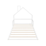 Reggio Luxe Premium Kids Chimney Floor Bed | King Single Size Childrens Wooden Low Profile Floor Bed