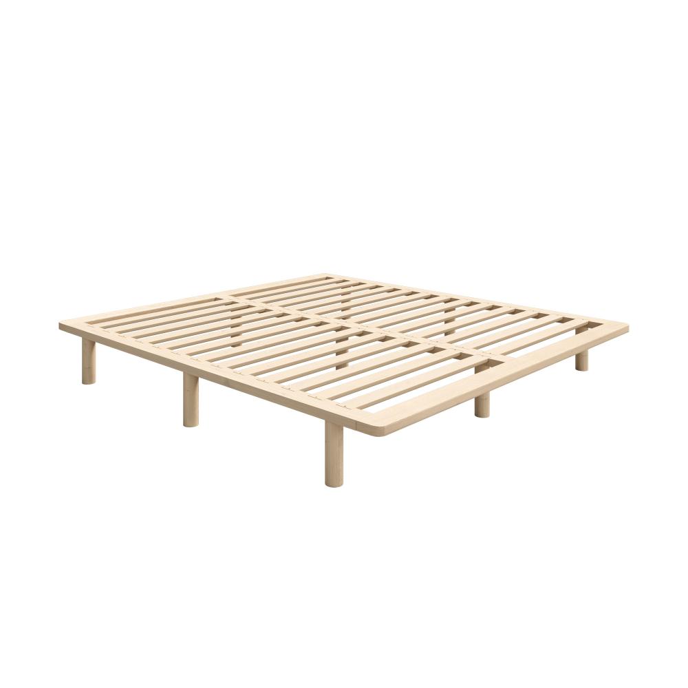 Scandi Luxe Premium Timber Platform Bed | Reinforced Durable Wooden Floating Bed Base