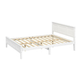 Aria Hampton White Wooden Bed Frame | Solid Modern Timber Bed High Quality Frame