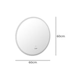 Lumiro Round Bathroom LED Mirror | Round Modern High Quality 3 Colour LED Bathroom Mirros | Easy Install Anti Fog