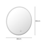Lumiro Round Bathroom LED Mirror | Round Modern High Quality 3 Colour LED Bathroom Mirros | Easy Install Anti Fog
