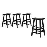 Set of Four Centrum Haio Wooden Barstools | Four Japenese Style Wooden Counter Bartsools
