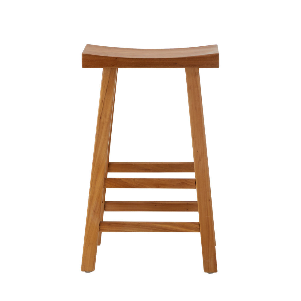Set of Four Centrum Haio Wooden Barstools | Four Japenese Style Wooden Counter Bartsools