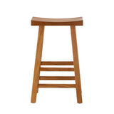 Set of Four Centrum Haio Wooden Barstools | Four Japenese Style Wooden Counter Bartsools