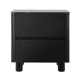Ferrara 2 Draw Wooden Bedside Table | Modern Style Storage Nightstand