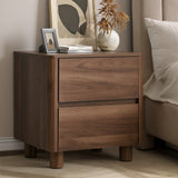 Ferrara 2 Draw Wooden Bedside Table | Modern Style Storage Nightstand