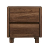 Ferrara 2 Draw Wooden Bedside Table | Modern Style Storage Nightstand
