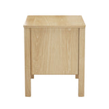 Aston 2 Draw Handle Free Bedside Table | Modern Scandi Style Nightstand