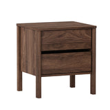 Aston 2 Draw Handle Free Bedside Table | Modern Scandi Style Nightstand