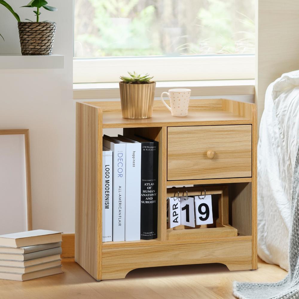 Junos Multi Storage Modern Bedside Table | Sleek Versatile Nightstand Table