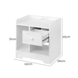 Junos Multi Storage Modern Bedside Table | Sleek Versatile Nightstand Table