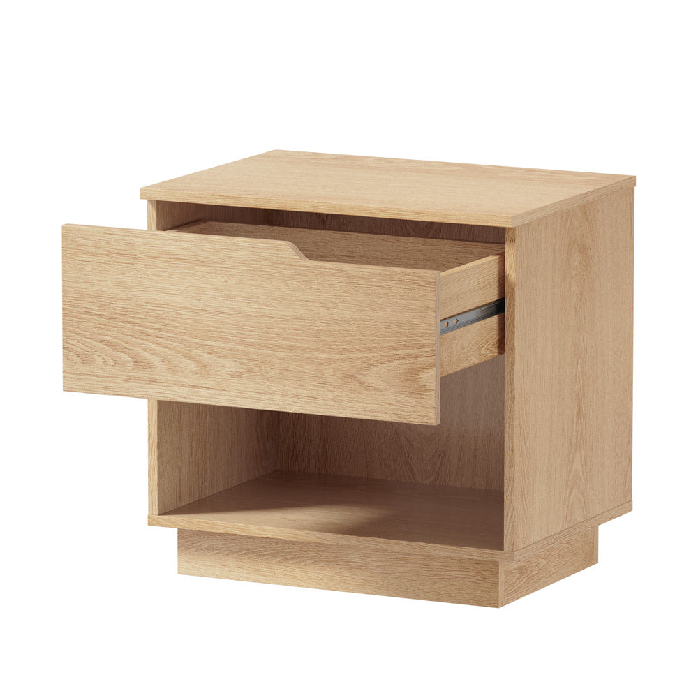 Urbino Modern Bedside Table with Drawer | Minimalist Style Bedside Table