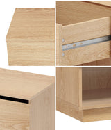 Urbino Modern Bedside Table with Drawer | Minimalist Style Bedside Table