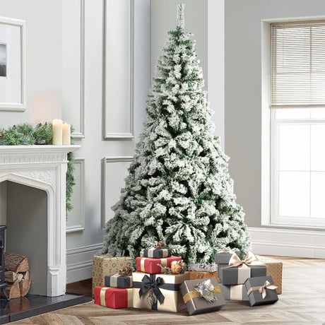 Premium Ultimate Felize Christmas Trees | Green Pine Cones Snow Tips Xmas Trees