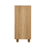 Ferrara 4 or 6 Chest of Drawers Dresser Unit | Two Tone Marble Style Storage Bedroom Cabinet