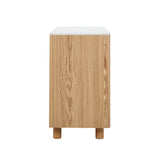Ferrara 4 or 6 Chest of Drawers Dresser Unit | Two Tone Marble Style Storage Bedroom Cabinet