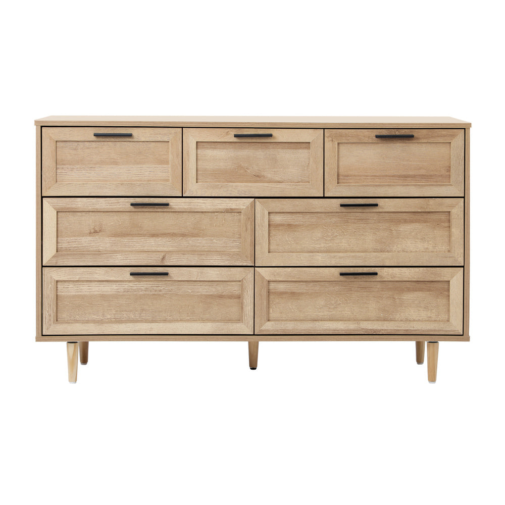 Essenza Mila Chest Of Drawers 2 Bedsides Bedroom Package | Elegant Wooden Storage Bedroom Set