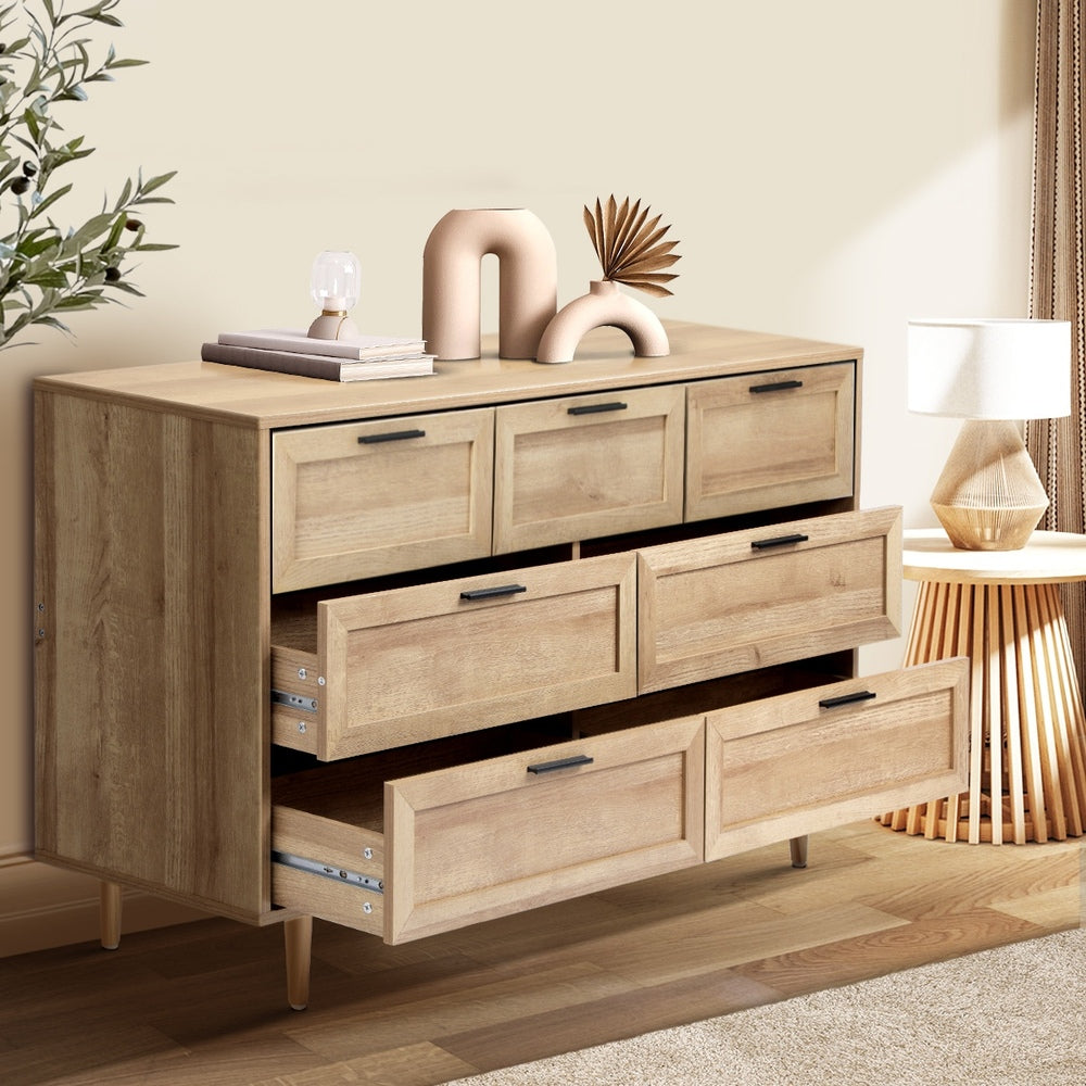 Essenza Mila Chest Of Drawers 2 Bedsides Bedroom Package | Elegant Wooden Storage Bedroom Set