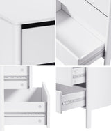 Aston 6 Chest Of Draws Handle Free Dresser Unit | Modern Scandi Style Six Draw Lowboy