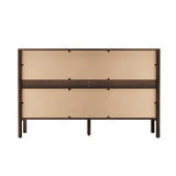 Aston 6 Chest Of Draws Handle Free Dresser Unit | Modern Scandi Style Six Draw Lowboy