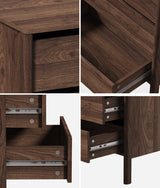Aston 6 Chest Of Draws Handle Free Dresser Unit | Modern Scandi Style Six Draw Lowboy