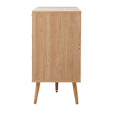 Cozzi 5 or 6 Draw Wood Rattan Dresser Unit | Tallboy Chest Of Drawers Storage Unit