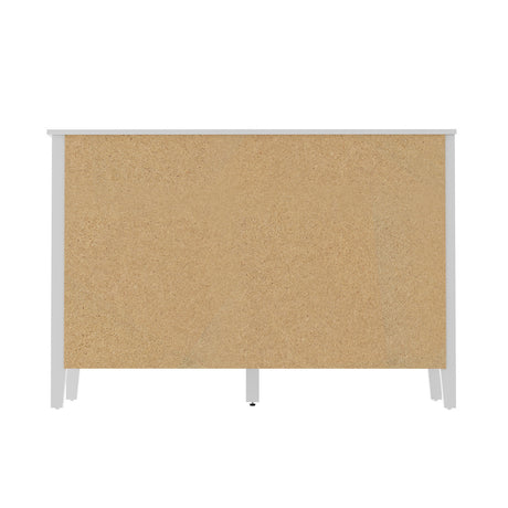 Sannero Hampton Style Chest Of Drawers Storage Unit | Traditional White Storage Dresser Tallboy