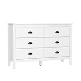 Sannero Hampton Style 6 Chest Of Drawers 2 Bedsides Bedroom Package | Traditional White Storage Cabinets