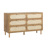 Maison Rattan 6 Chest of Drawers Dresser Cabinet | Rattan Storage Unit Furniture
