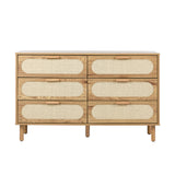Maison Rattan 6 Chest of Drawers Dresser Cabinet | Rattan Storage Unit Furniture