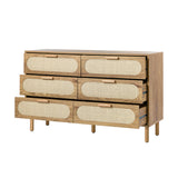 Maison Rattan 6 Chest of Drawers Dresser Cabinet | Rattan Storage Unit Furniture