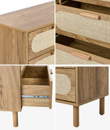 Maison Rattan 6 Chest of Drawers Dresser Cabinet | Rattan Storage Unit Furniture