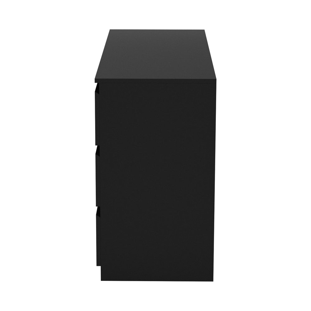 Essenza Modern 6 Chest Of Drawers Storage Cabinet | Elegant Wooden Fingerpull Storage Unit